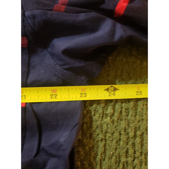 St Andrews Links Tartan Collection Golf Polo Shirt Men's LARGE Blue Striped - Picture 9 of 9